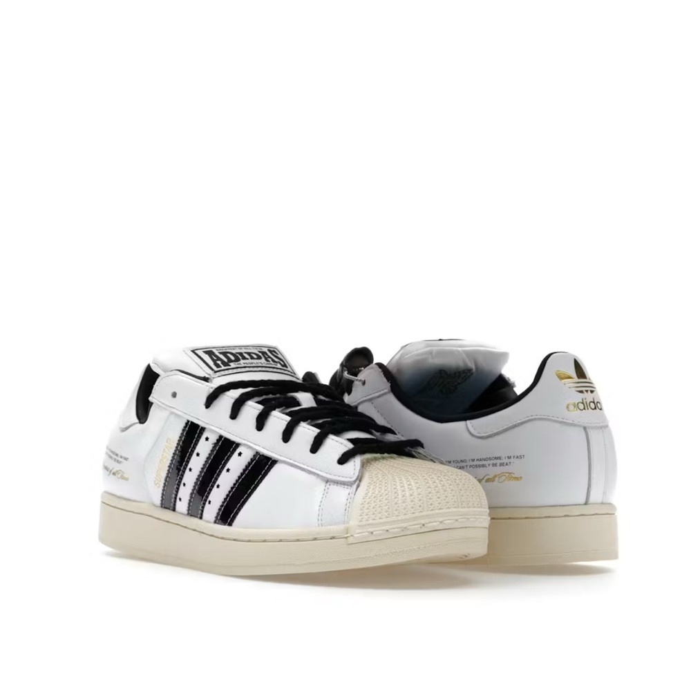 Adidas Originals Superstar II Muhammad Ali Men’s Size 4.5, Women’s Size 5.5